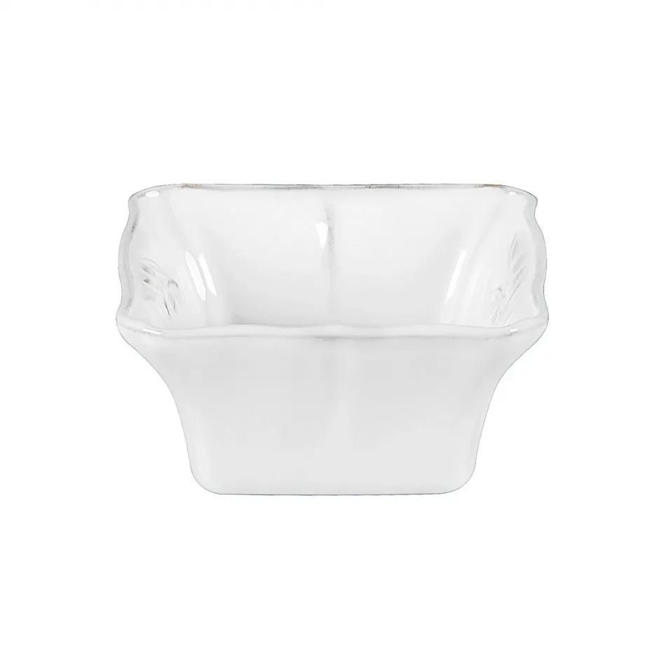 Alentejo White Square Bowl 4.75'' x 4.75'' H2.5'' | 12 Oz.