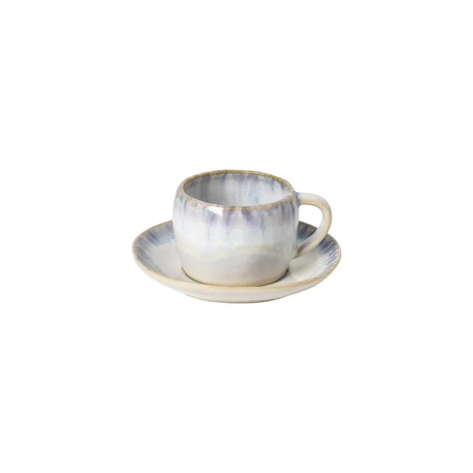 Brisa Ria Blue Tea Cup And Saucer 4.5'' x 3.5'' H2'' | 8 Oz. D6''