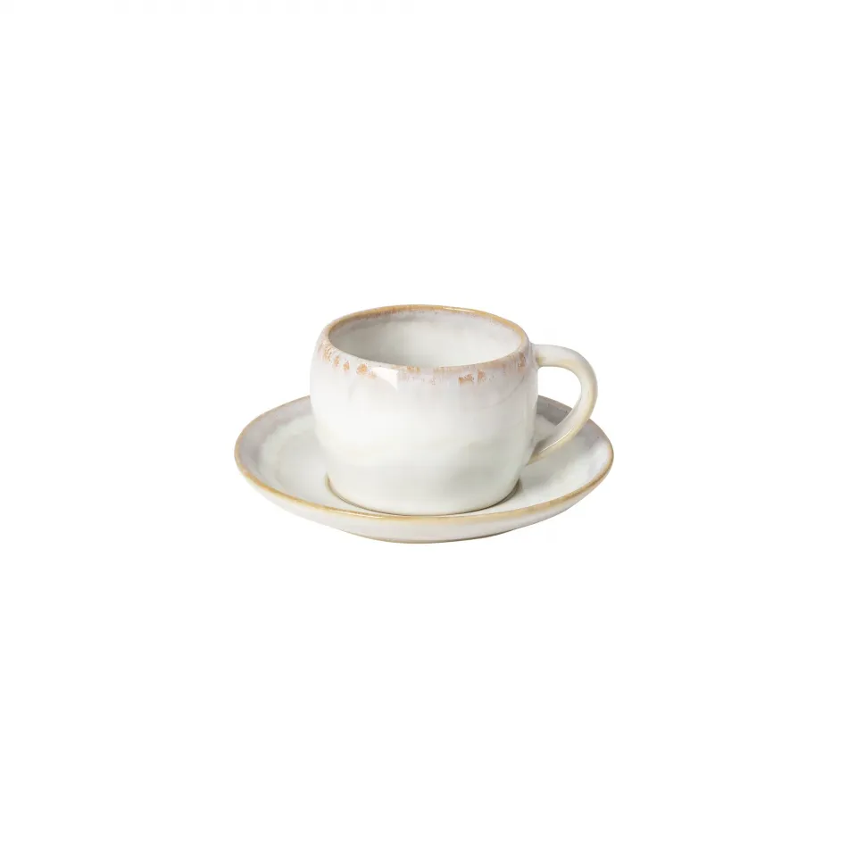 Brisa Sal Tea Cup And Saucer 4.5'' x 3.5'' H2'' | 8 Oz. D6''