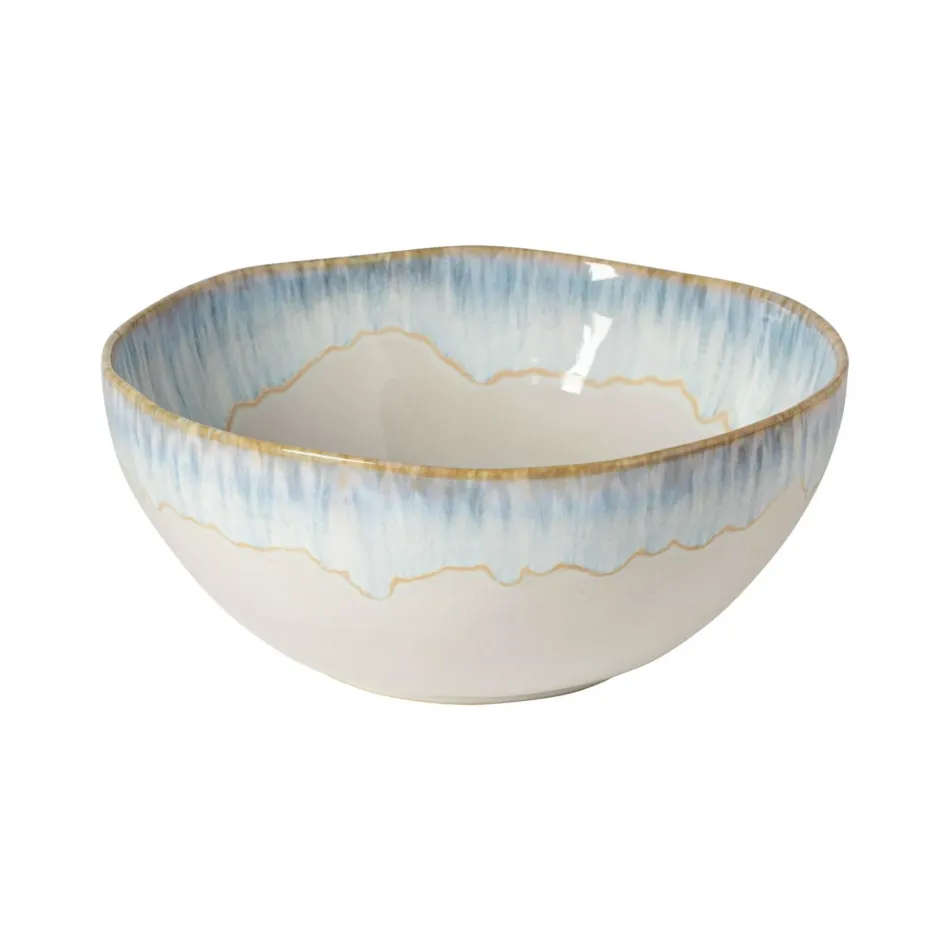 Brisa Ria Blue Serving Bowl D10 7/8" H4 5/8" | 11 7/8 Fl Oz