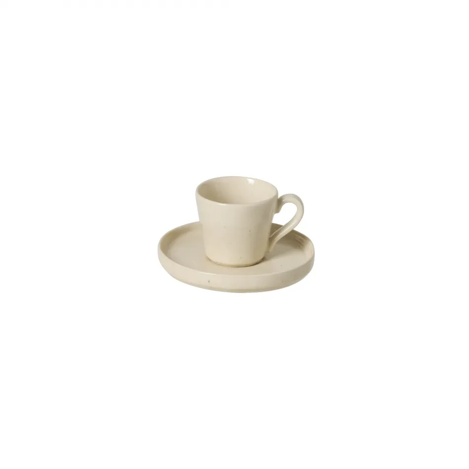 Lagoa Pedra Coffee Cup And Saucer 3.25'' x 2.5'' H2.25'' | 3Oz. D5''
