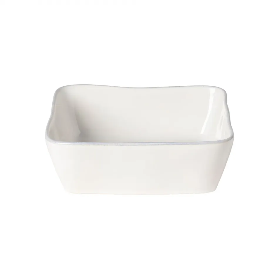 Livia White Square Baker 8.5'' x 8.75'' H3''