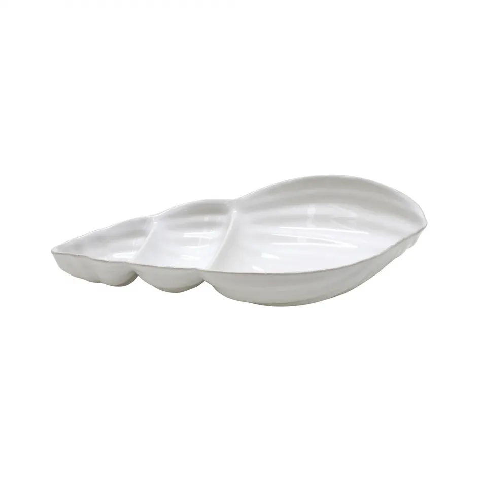 Aparte White Appetizer Dish 16'' x 8'' H3.25''