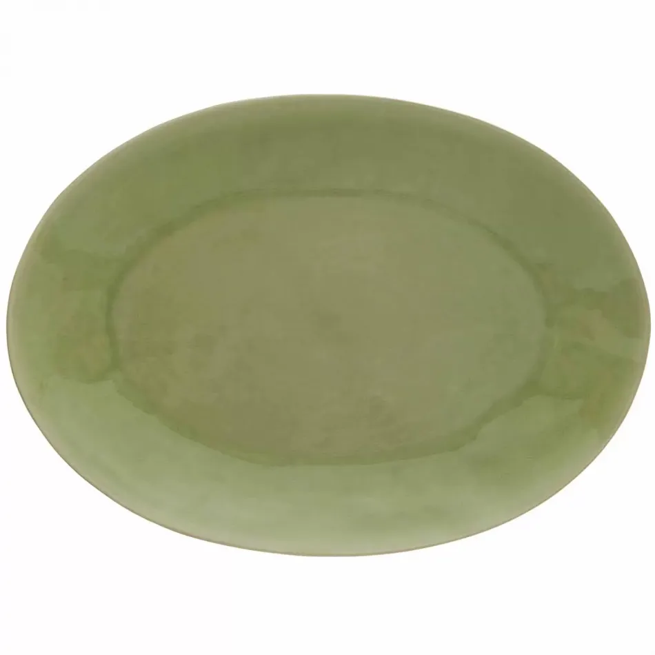 Riviera Vert Frais Oval Platter 15.75'' x 11.5'' H1.5''