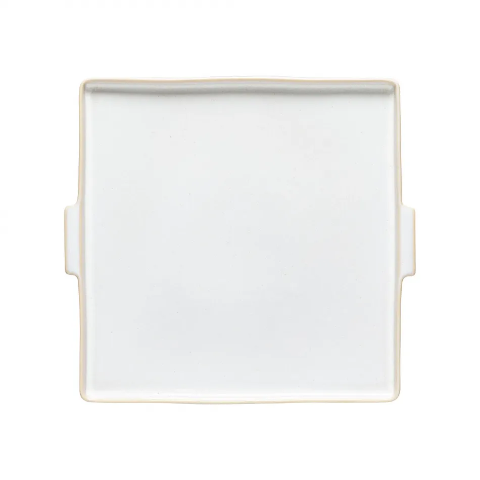 Nótos Dune Path Square Serving Plate 12.25'' x 11.25'' H1''