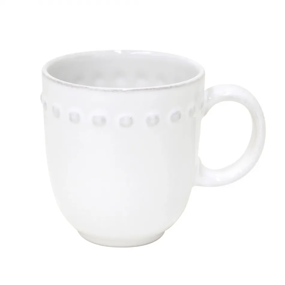 Pearl White Mug 5'' x 3.5'' H4'' | 12.5 Oz.