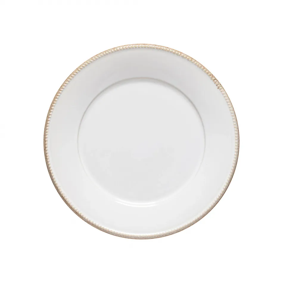 Luzia Cloud White Round Dinner Plate D11'' H1''