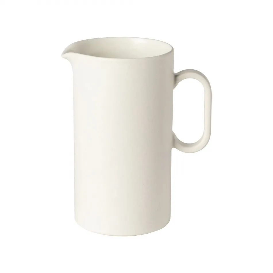 Redonda White Pitcher 7.5 x 5'' H9'' | 70 Oz.