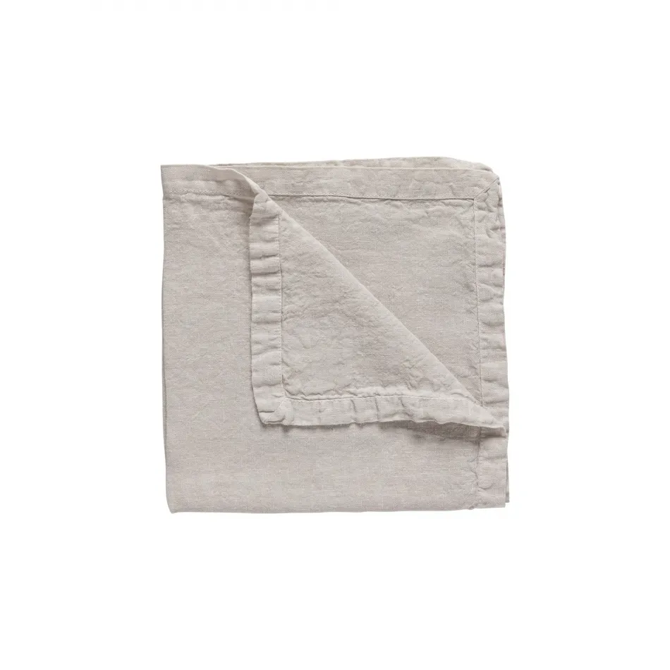 Maria Cloud Grey Place Mat 100% Li 14.5'' x 18.5''