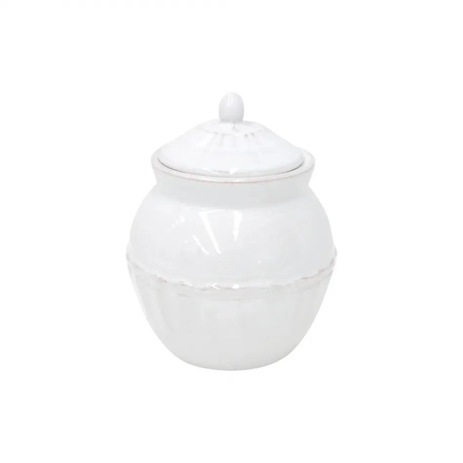 Alentejo White Sugar Bowl D4'' H4.75'' | 13 Oz.