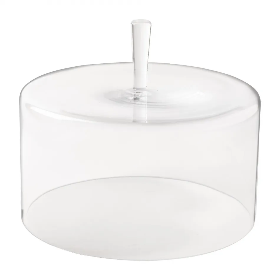 Coupole Clear Glass Dome D11.75'' H9'' (Handle 2.25'')