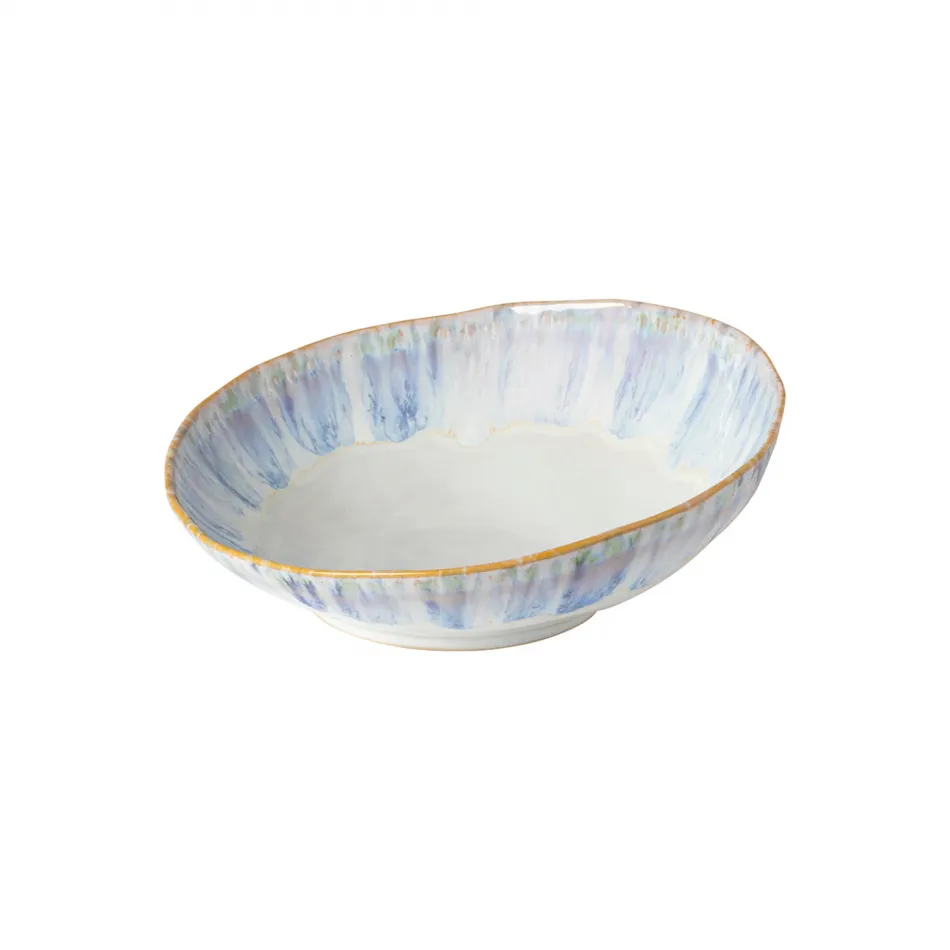 Brisa Ria Blue Serving Bowl D9.25'' H3.5'' | 24 Oz.