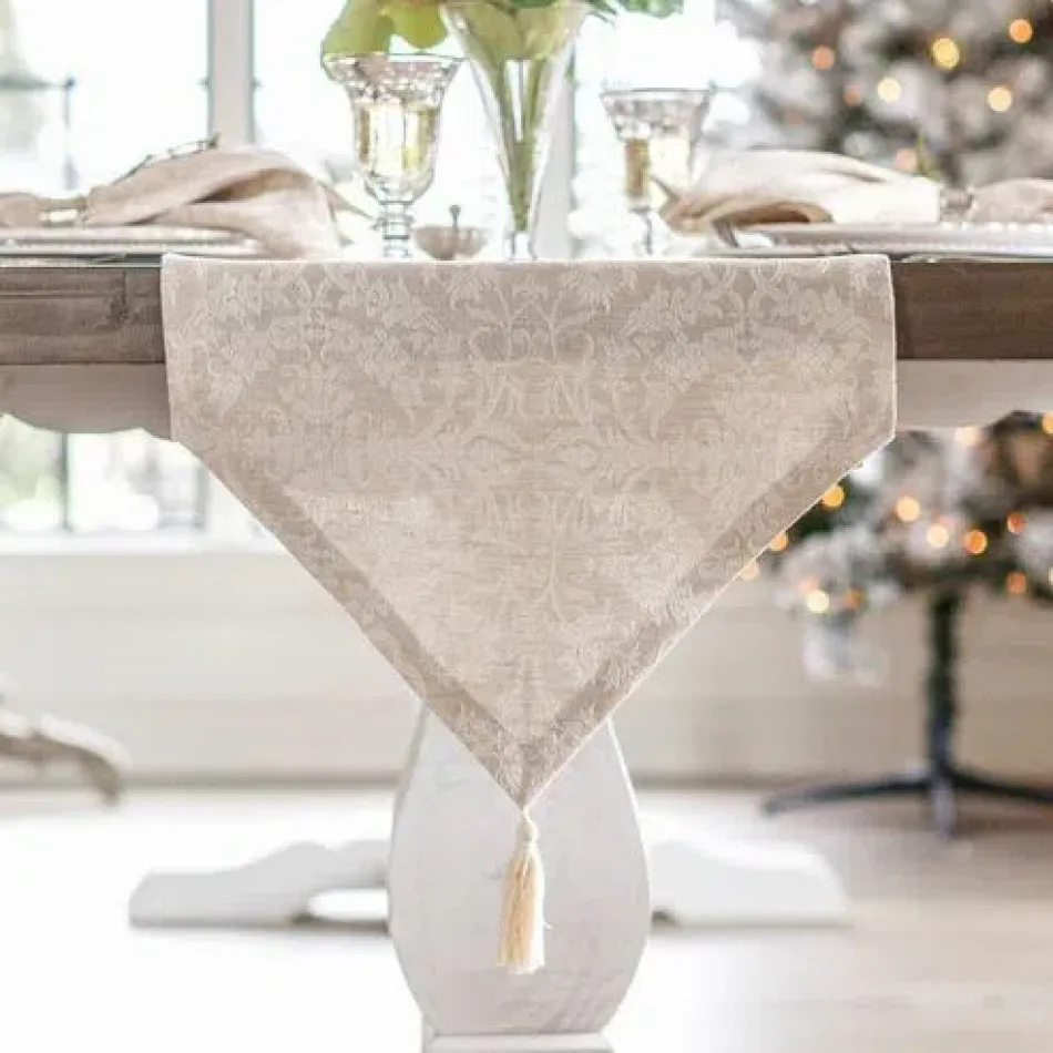 Imperial Jacquard Beige Runner