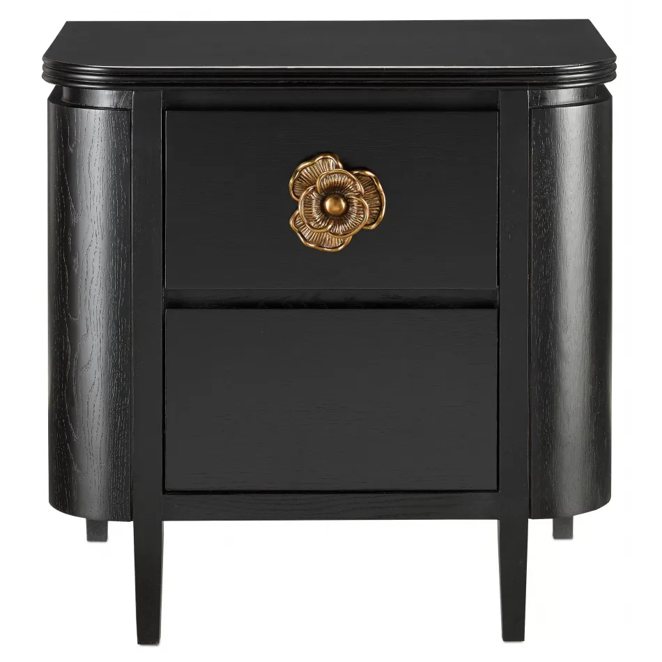 Briallen Black Nightstand