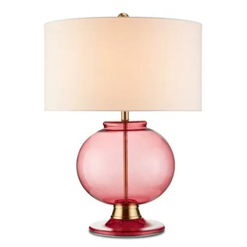 Jocasta Red Table Lamp