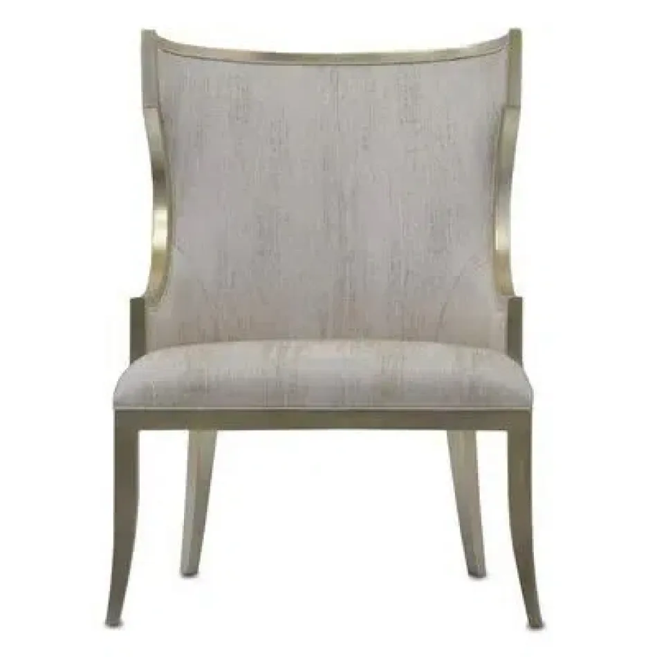 Garson Silver Linen Chair