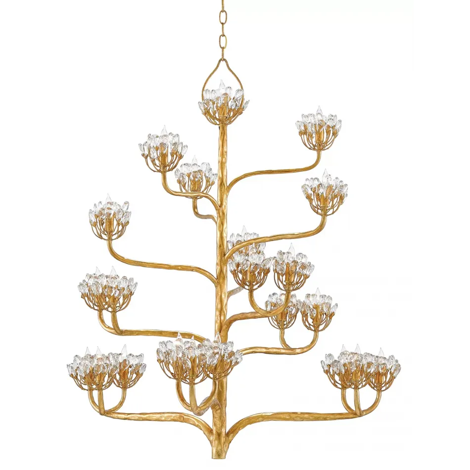 Agavé Americana Gold Chandelier