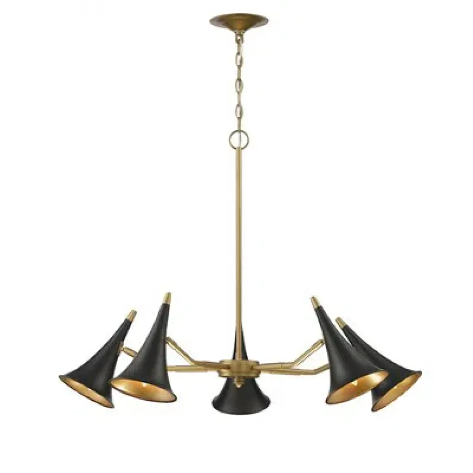 Clarion 5-Light Statement Modern Chandelier