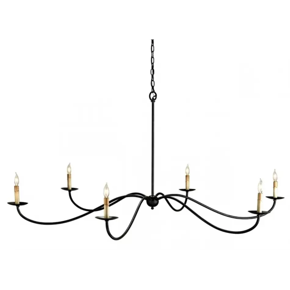 Saxon Black Chandelier