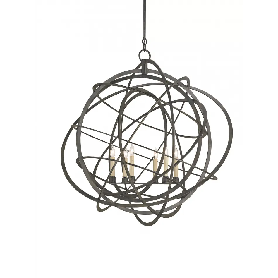 Genesis Black Orb Chandelier