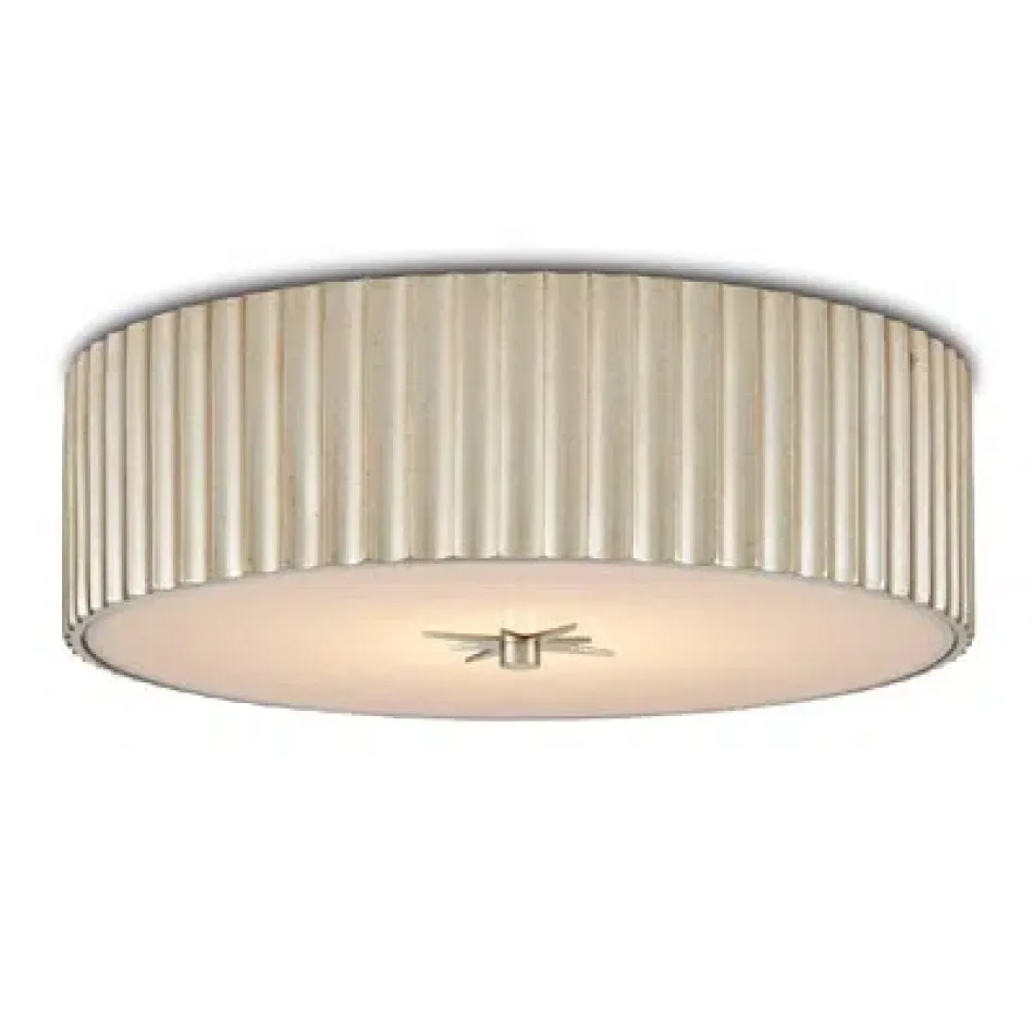 Caravel Silver Flush Mount