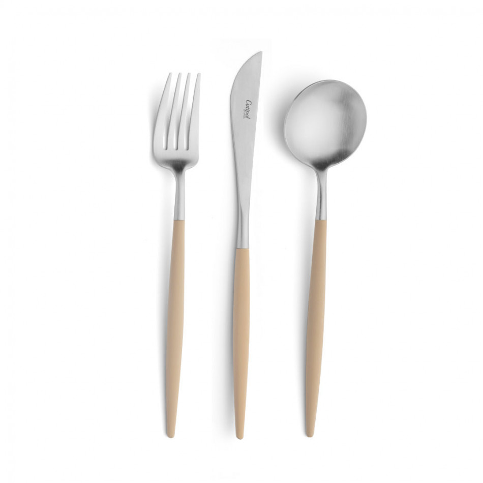 Goa Ivory Handle/Steel Matte Table Spoon 8.3 in (21 cm)