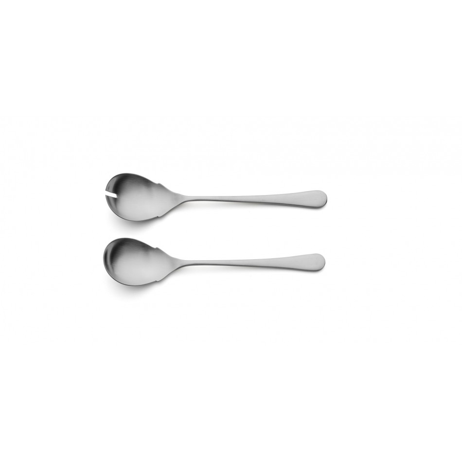 Atlantico Steel Matte Salad Serving Set 9.7 in (24.7 cm)