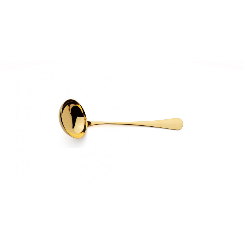 Baguette Gold Polished Soup Ladle 11 in (28 cm)