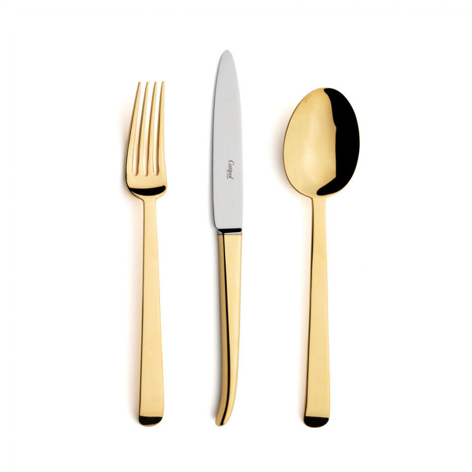 Ergo Gold Polished Mocha Spoon 4 in (10.2 cm)