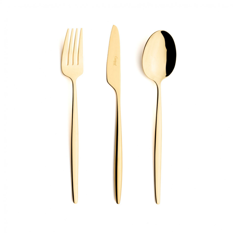 Solo Gold Polished Butter Knife 6.7 in (17 cm)
