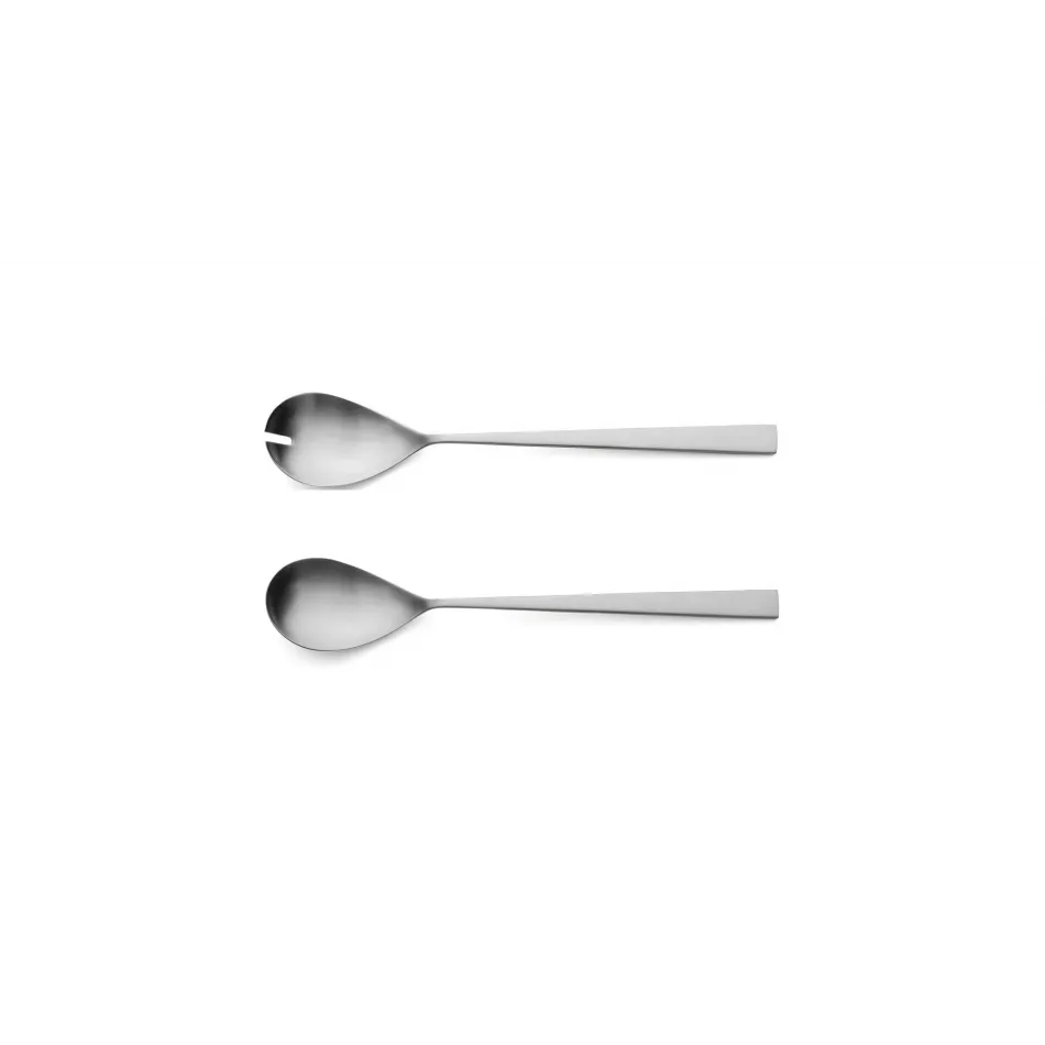 Bauhaus Steel Matte Salad Serving Set 10.8 in (27.5 cm)