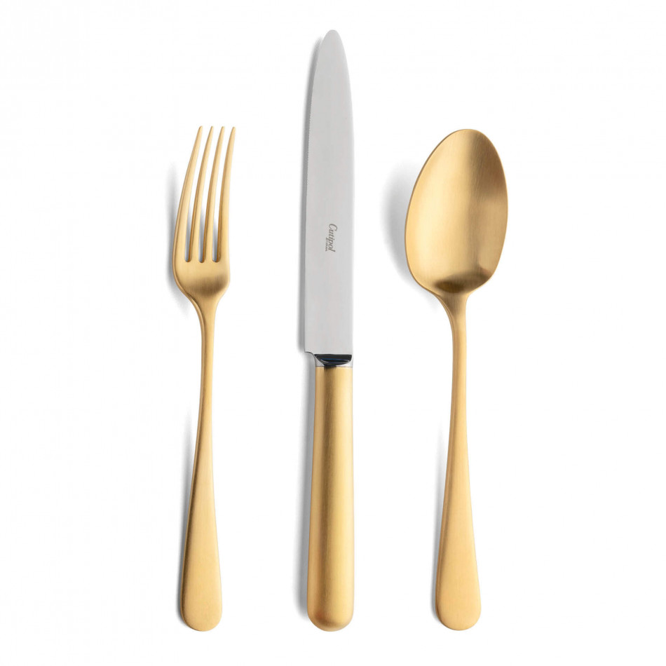 Atlantico Gold Matte Iced Tea/Long Drink Spoon 8.4 in (21.3 cm)