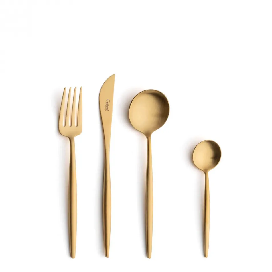 Moon Gold Matte Dessert Knife