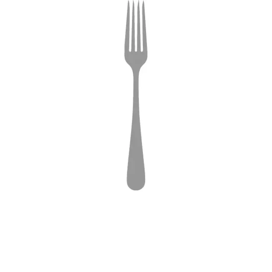 Ebony Black Handle/Steel Matte Dinner Fork 8.4 in (21.3 cm)