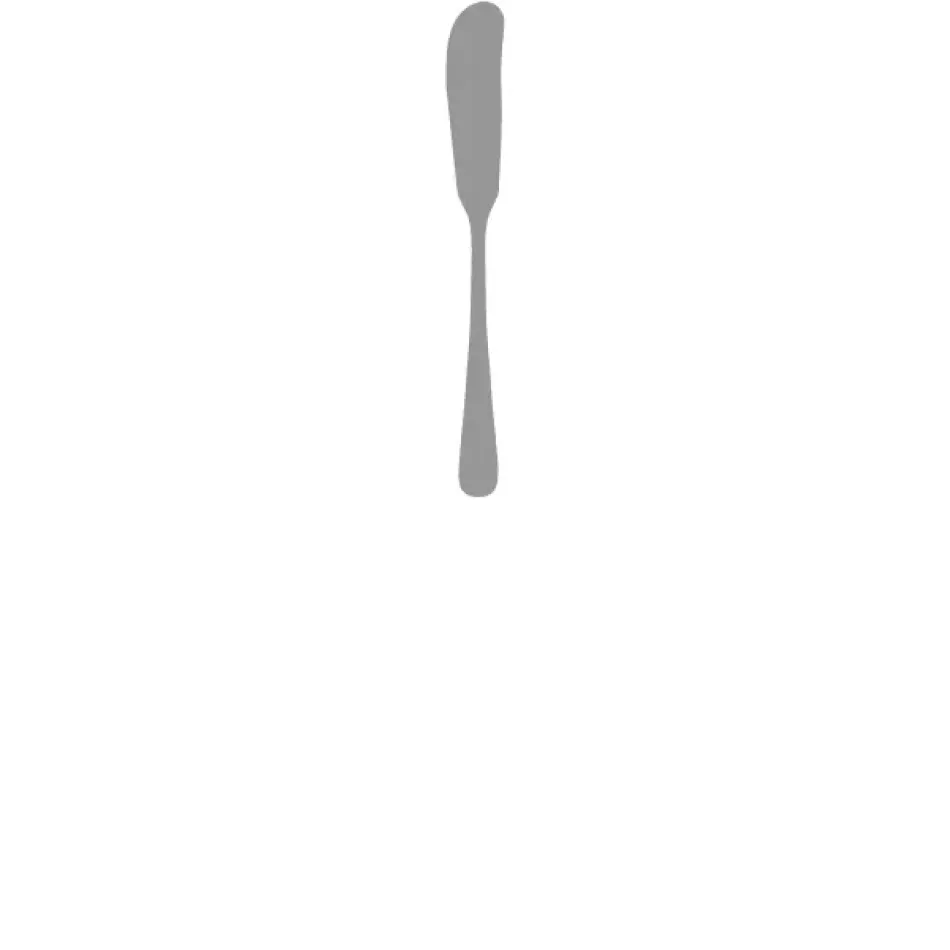 Ebony Black Handle/Steel Matte Butter Knife 5.3 in (13.5 cm)