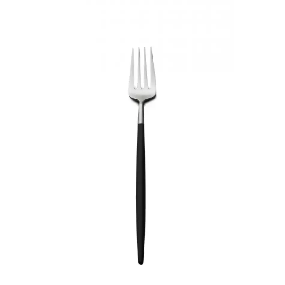 Goa Black Handle/Steel Matte Dessert Fork 7.4 in (18.7 cm)