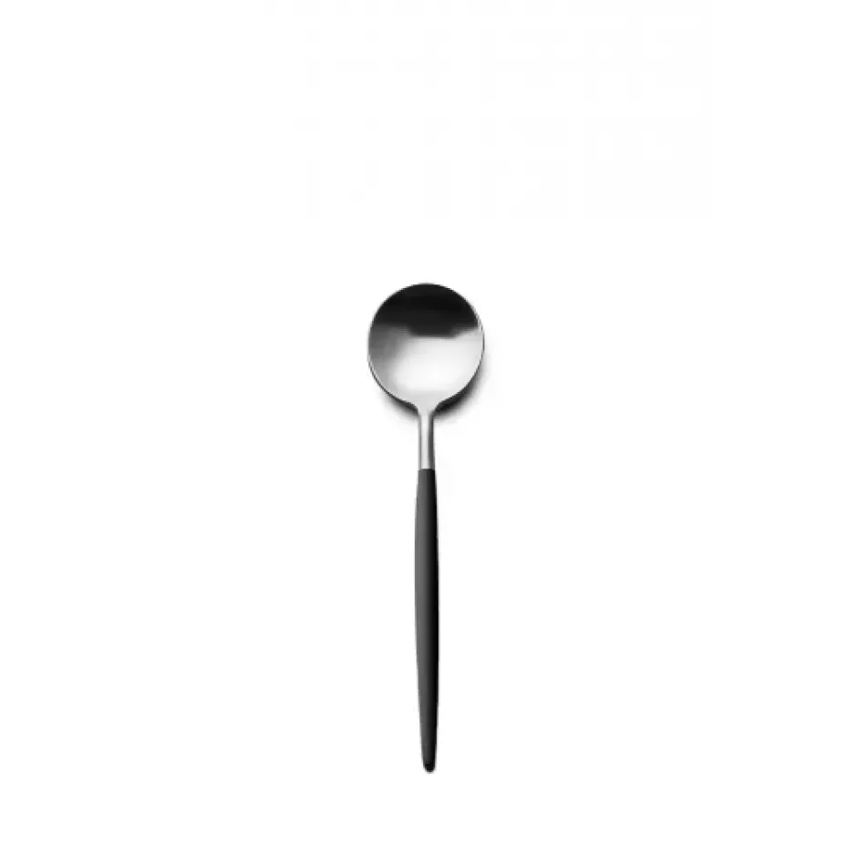 Goa Black Handle/Steel Matte Coffee/Tea Spoon 5 in (12.7 cm)