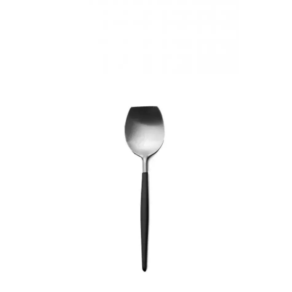 Goa Black Handle/Steel Matte Sugar Spoon 5.1 in (13 cm)