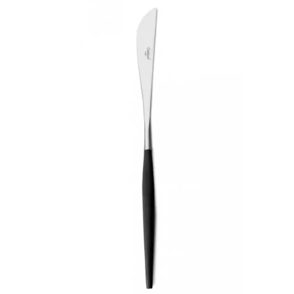 Goa Black Handle/Steel Matte Serving Knife 9.6 in (24.5 cm)