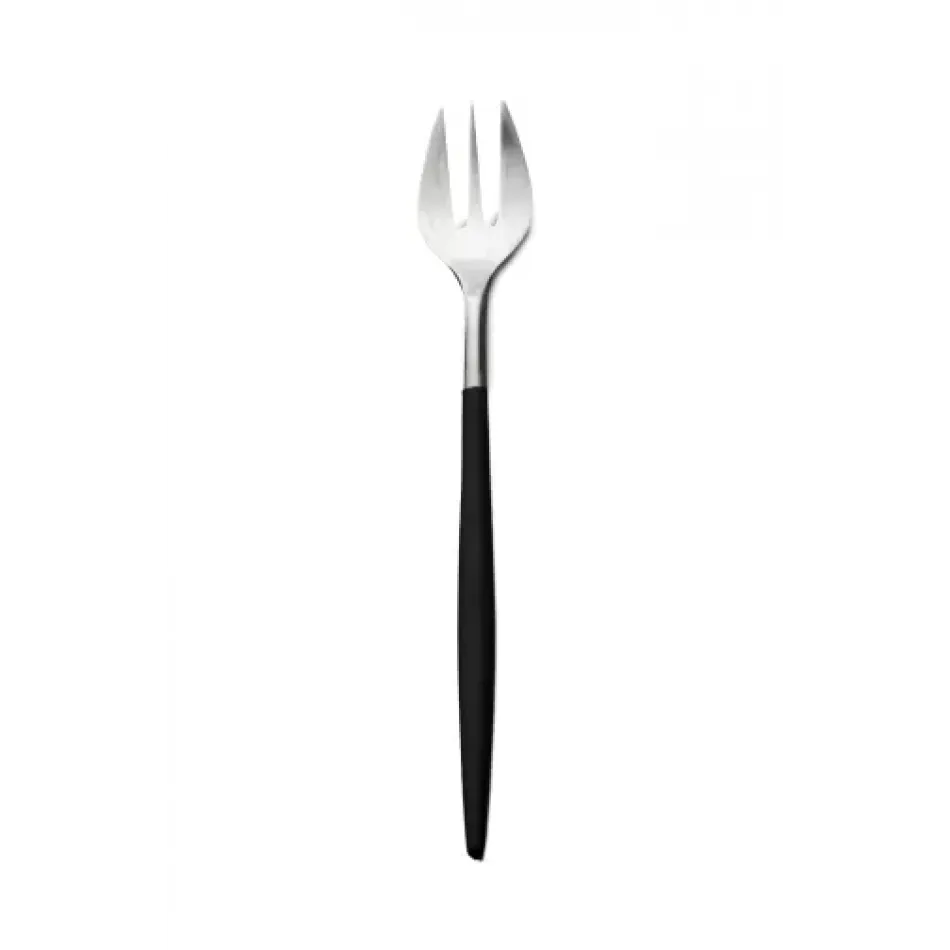 Goa Black Handle/Steel Matte Oyster Fork 6.9 in (17.5 cm)