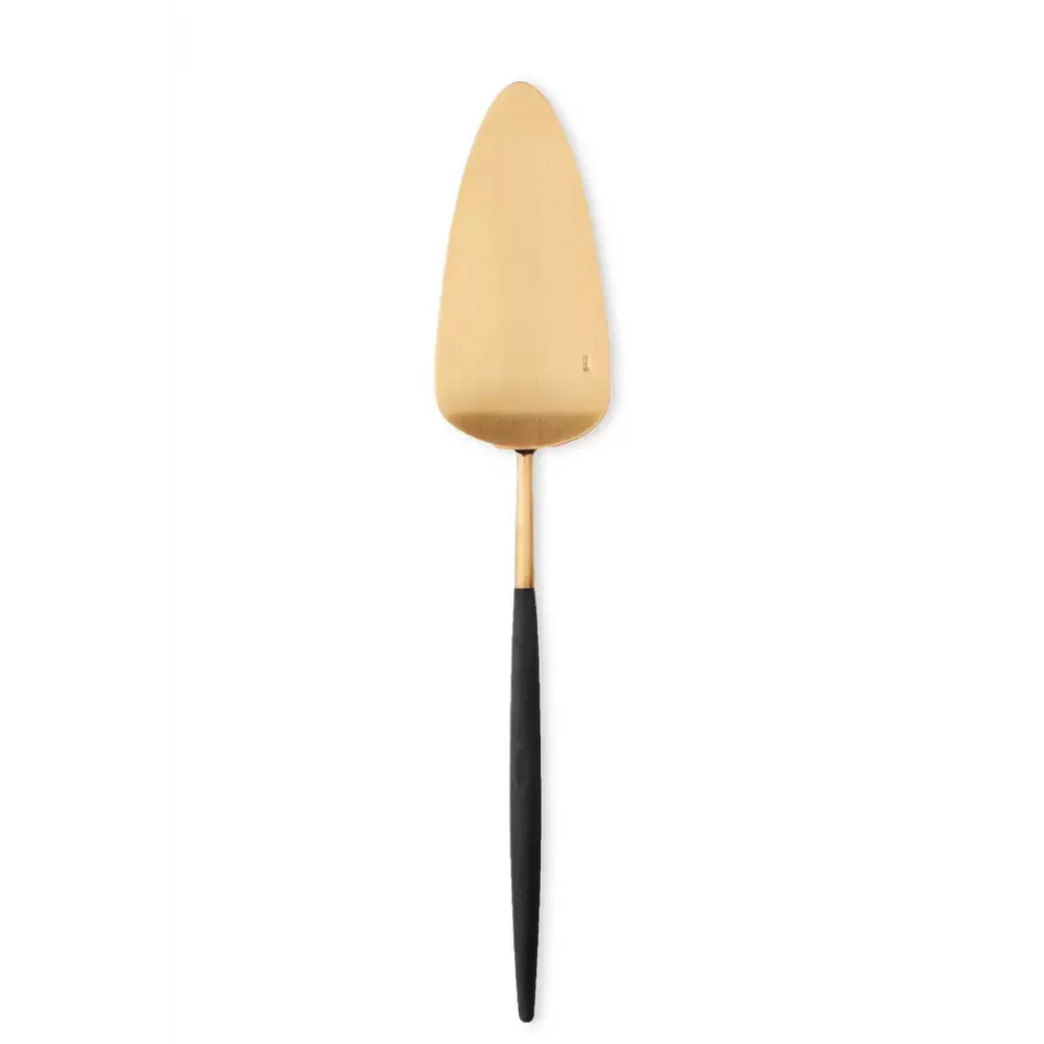 Goa Black Handle/Gold Matte Pastry Server 11.2 in (28.5 cm)