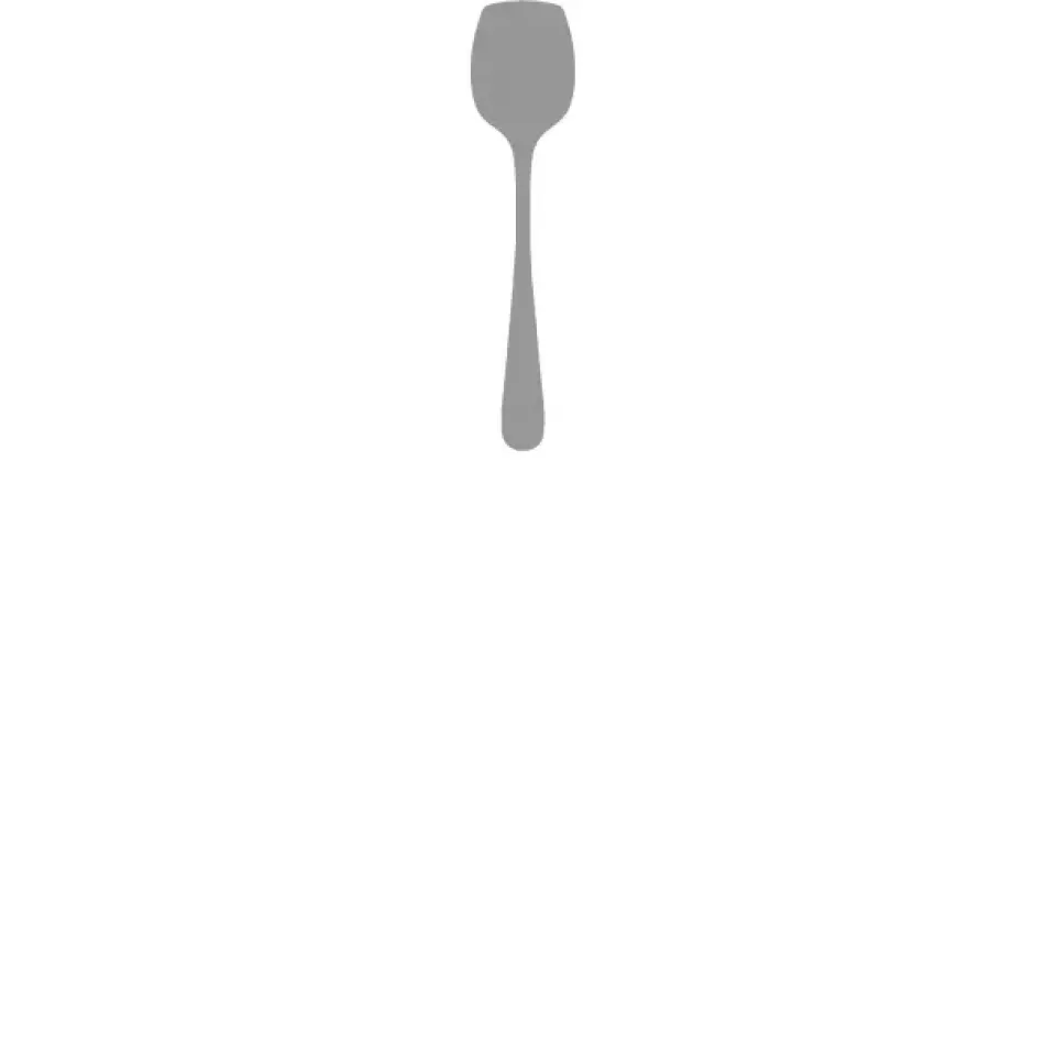 Kube Steel Black Handle/Steel Matte Sugar Spoon 5.2 in (13.2 cm)