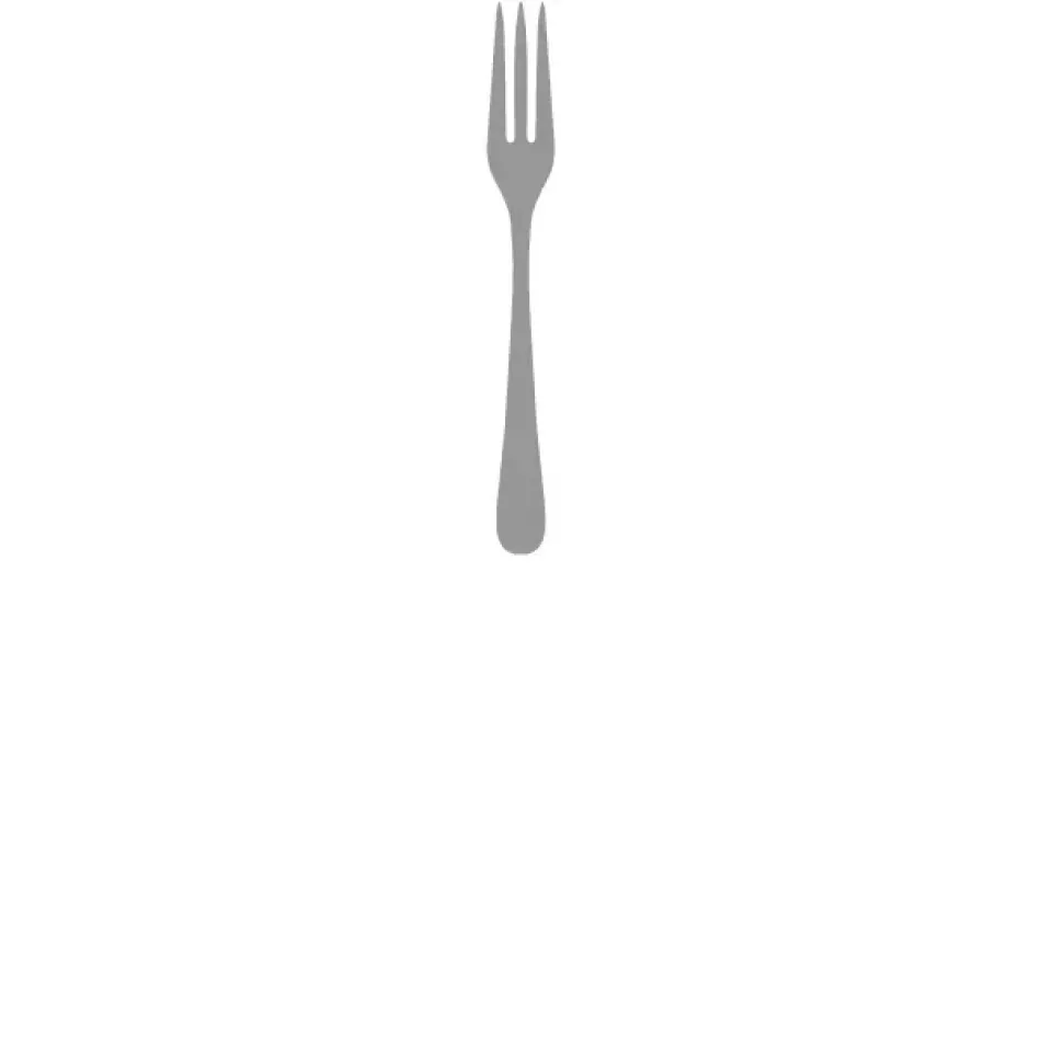 Noor Black Handle/Steel Matte Pastry Fork 7.2 in (18.3 cm)