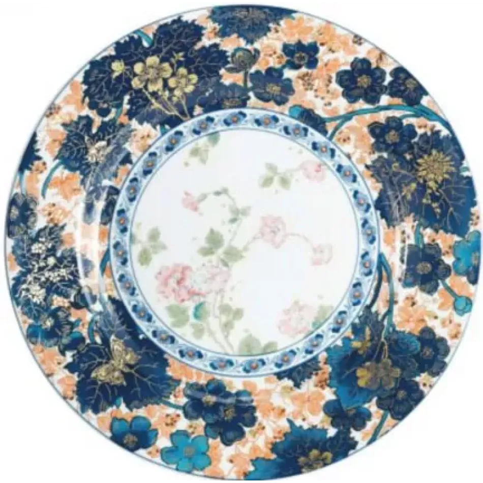 Dammouse Blue/Gold Vegetable Dish