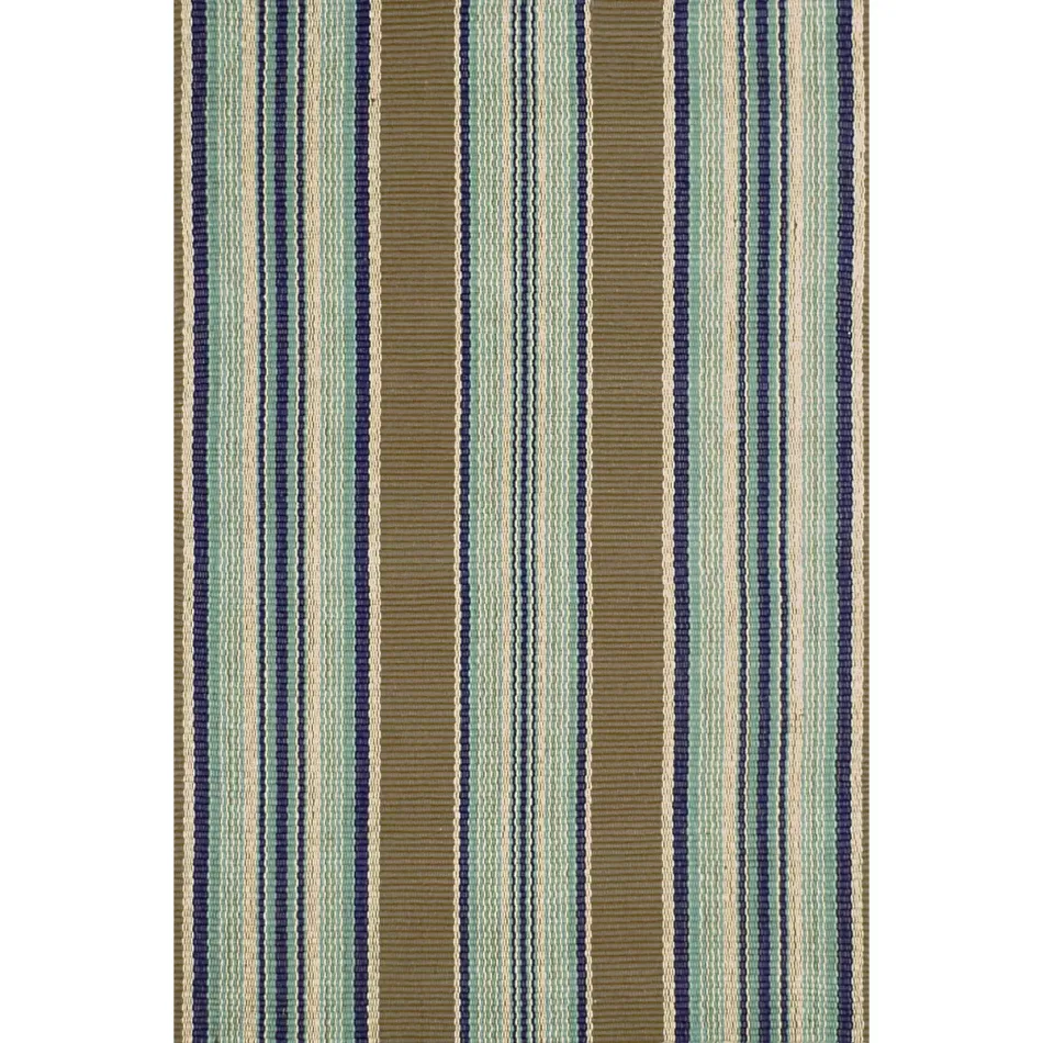 Blue Heron Stripe Indoor/Outdoor Rugs