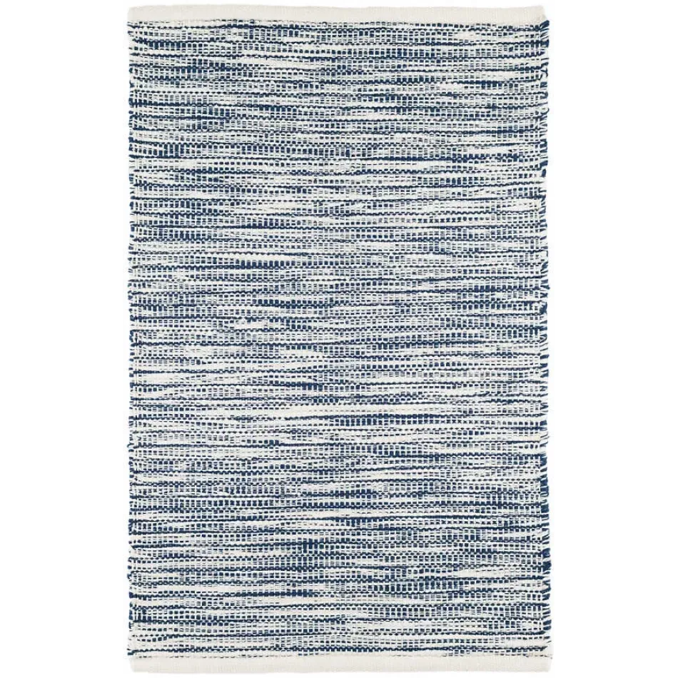 Tideline Navy Handwoven Indooor/Outdoor Rug 6' x 9'