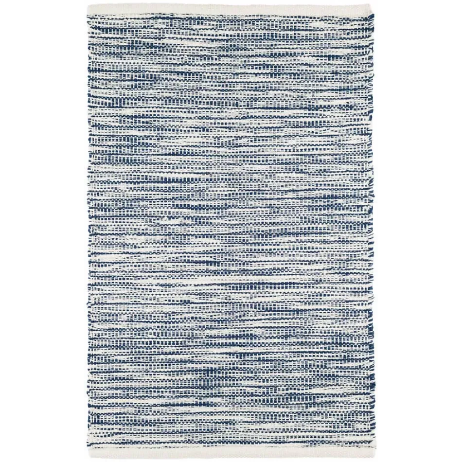 Tideline Navy Handwoven Indoor/Outdoor Rug 8' Round