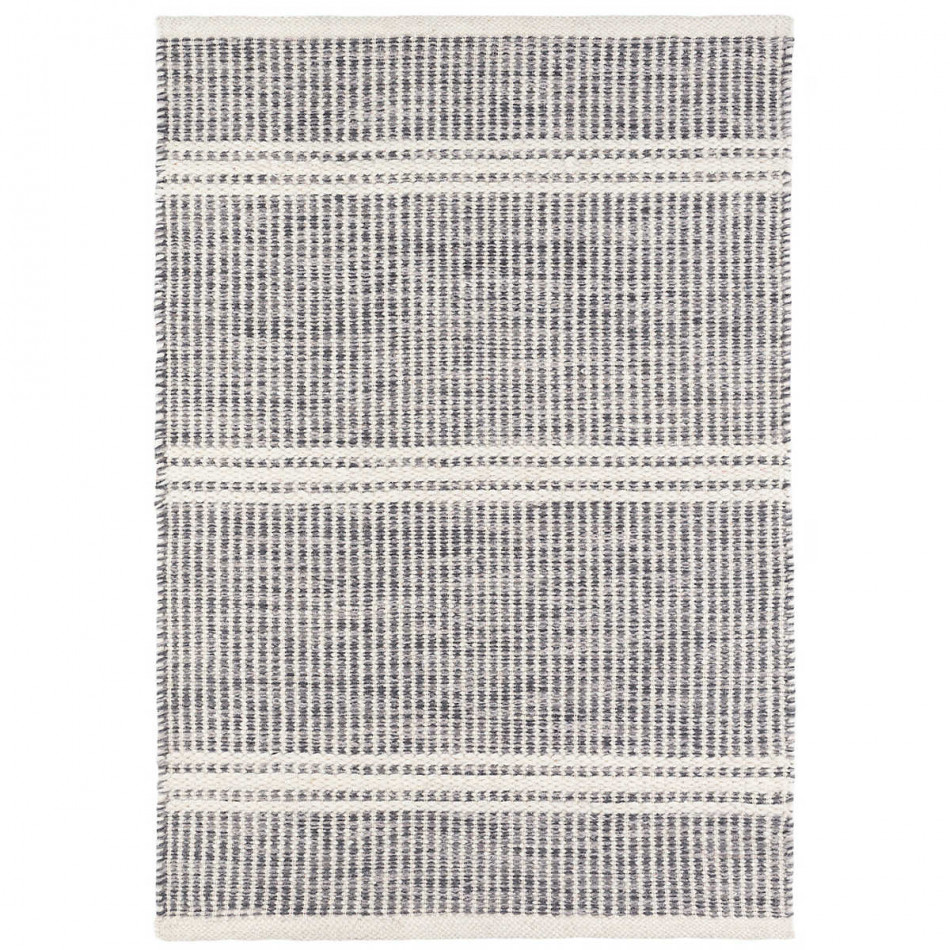 Malta Grey Woven Wool Rugs