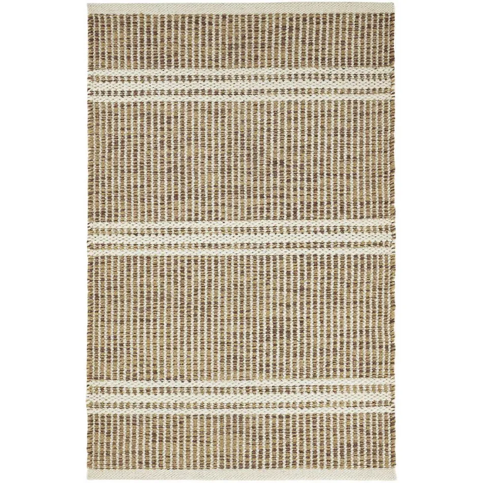 Malta Natural Neutral Ivory Woven Wool Rugs