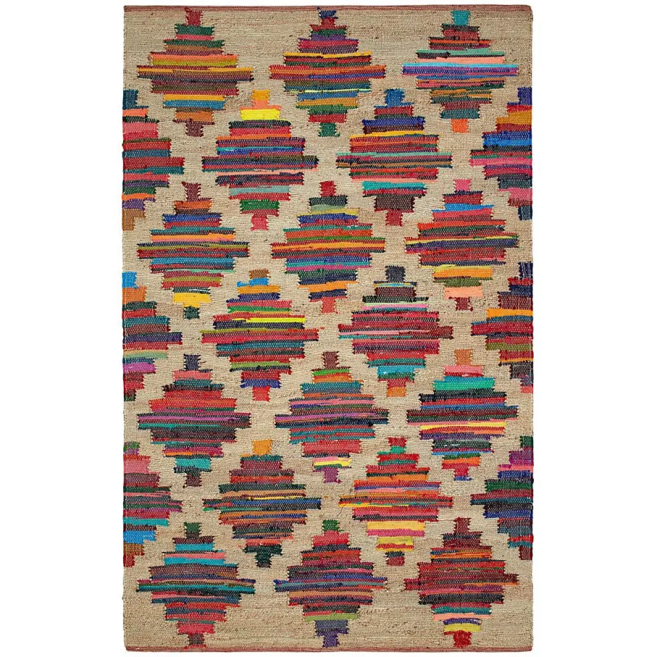 Mod Chindi Multi Handwoven Jute Rugs